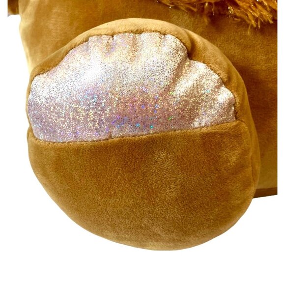NEW Large Animal Adventure Squeeze w/Love XTRA PUFF Reindeer Glittery Plush-15" - Picture 8 of 16